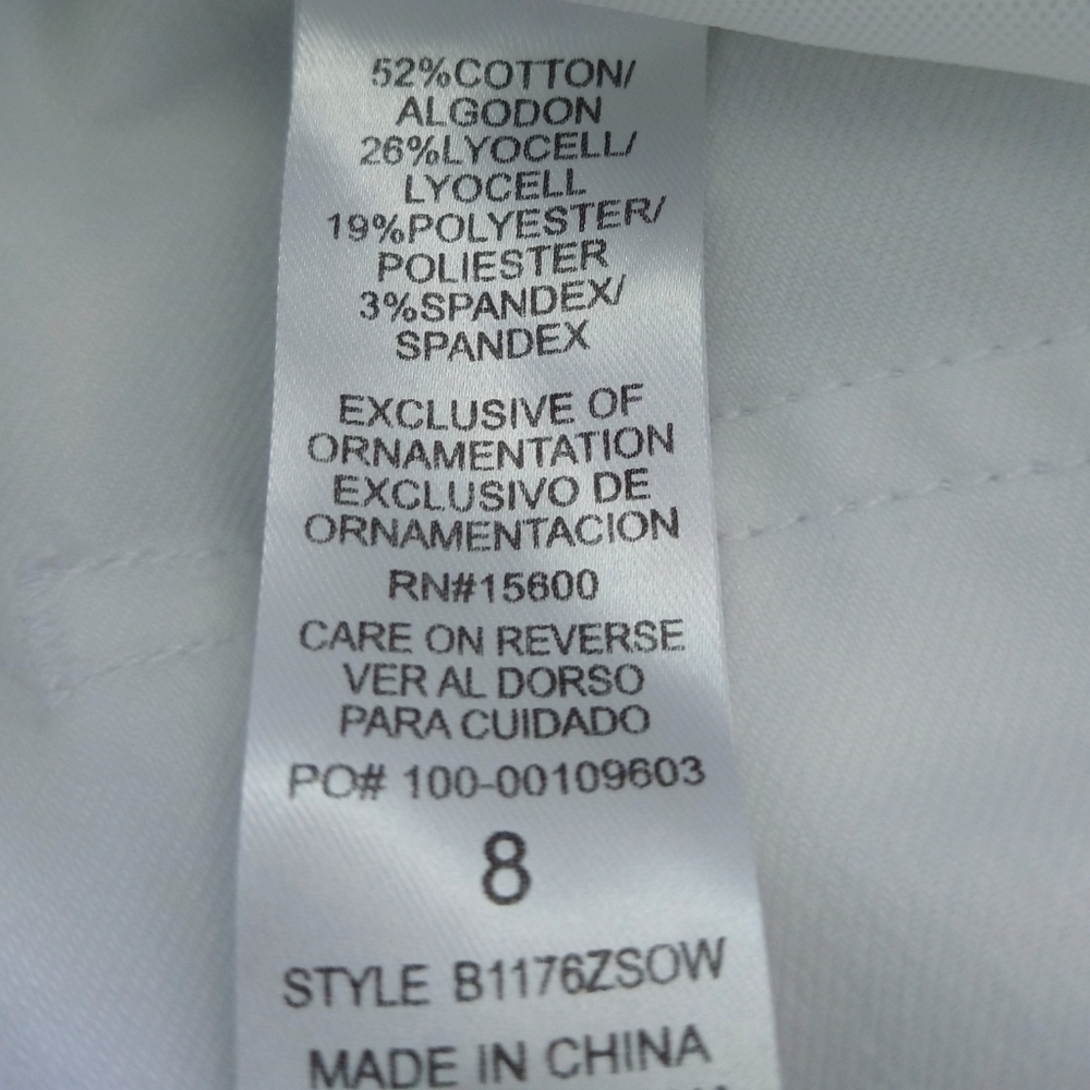 Democracy Absolution Optic White Ankle Skimmer Cr… - image 8